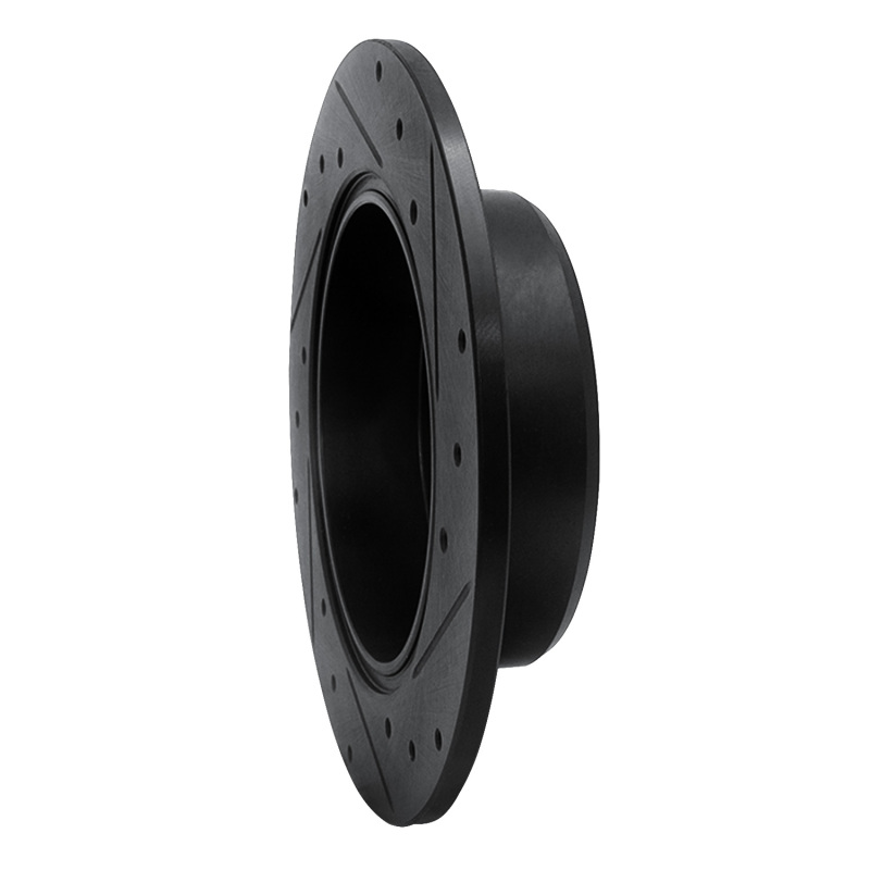 Lexus RX300 Brake Rotor (1) - Rear Left - R1 Concepts - Drilled & Slotted - Black - `99-`03